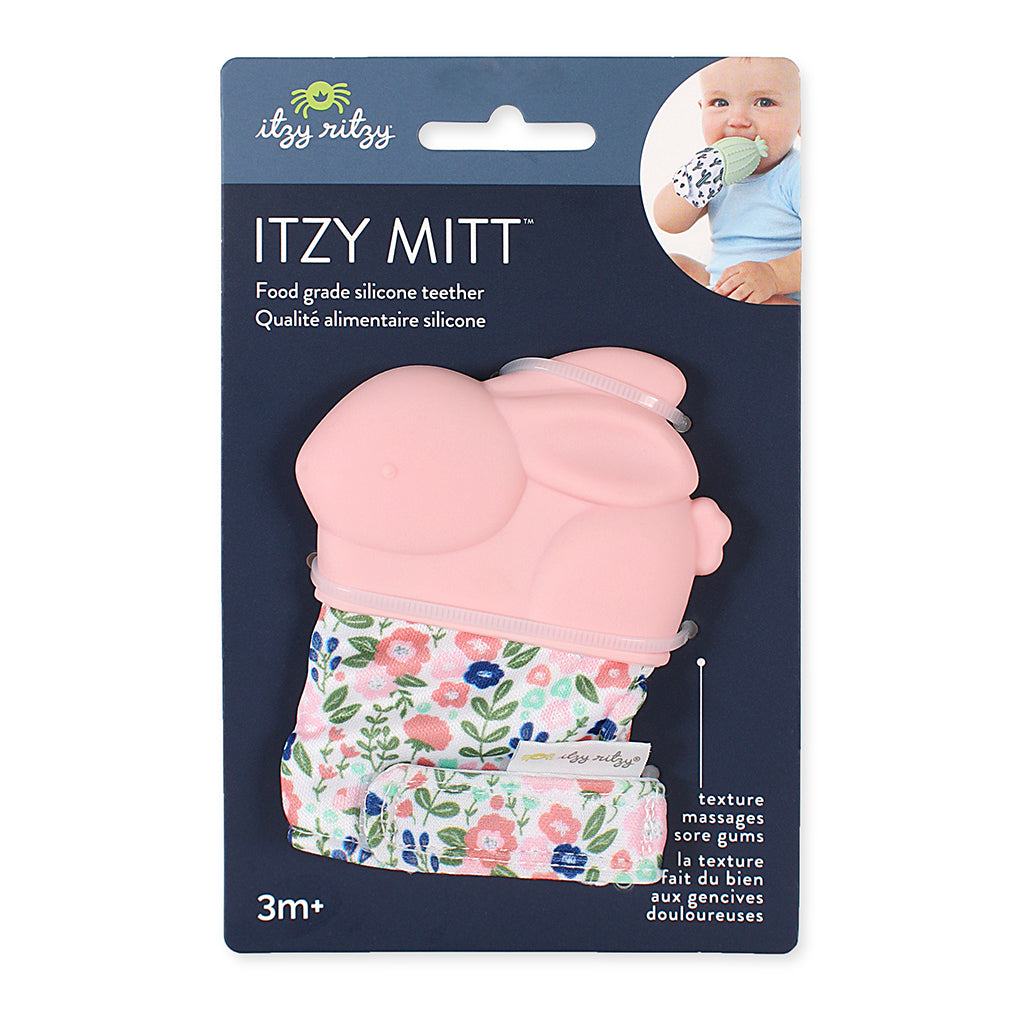 Itzy Mitt® Teething Mittens (Ana the Bunny)