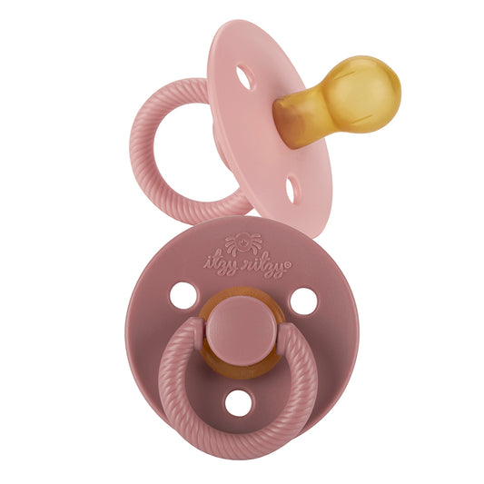 Itzy Soother™ Natural Rubber Pacifier - 0-6M (Blossom & Rosewood)