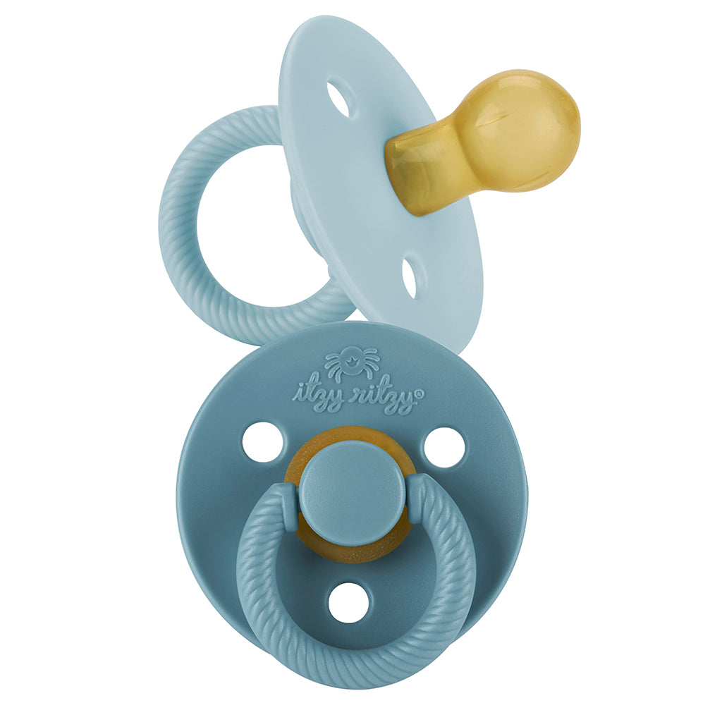 Itzy Soother™ Natural Rubber Pacifier - 0-6M (Harbor & Coast)