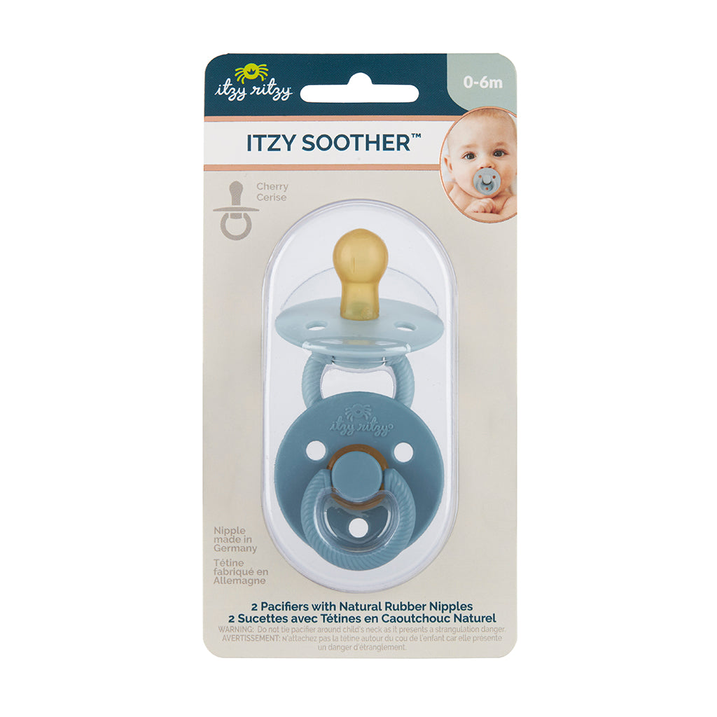 Itzy Soother™ Natural Rubber Pacifier - 0-6M (Harbor & Coast)