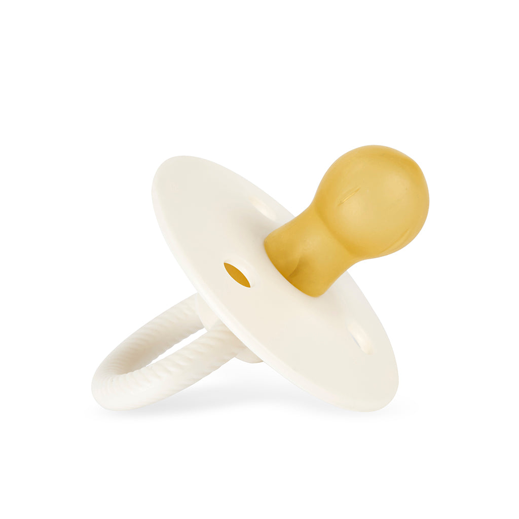 Itzy Soother™ Natural Rubber Pacifier - 0-6M (Coconut & Toast)