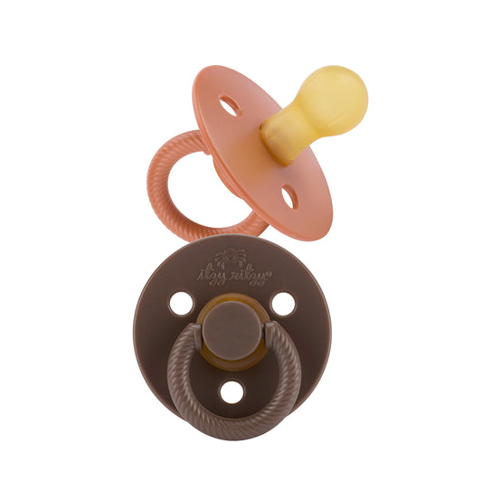 Itzy Soother™ Natural Rubber Pacifier (Chocolate + Caramel)