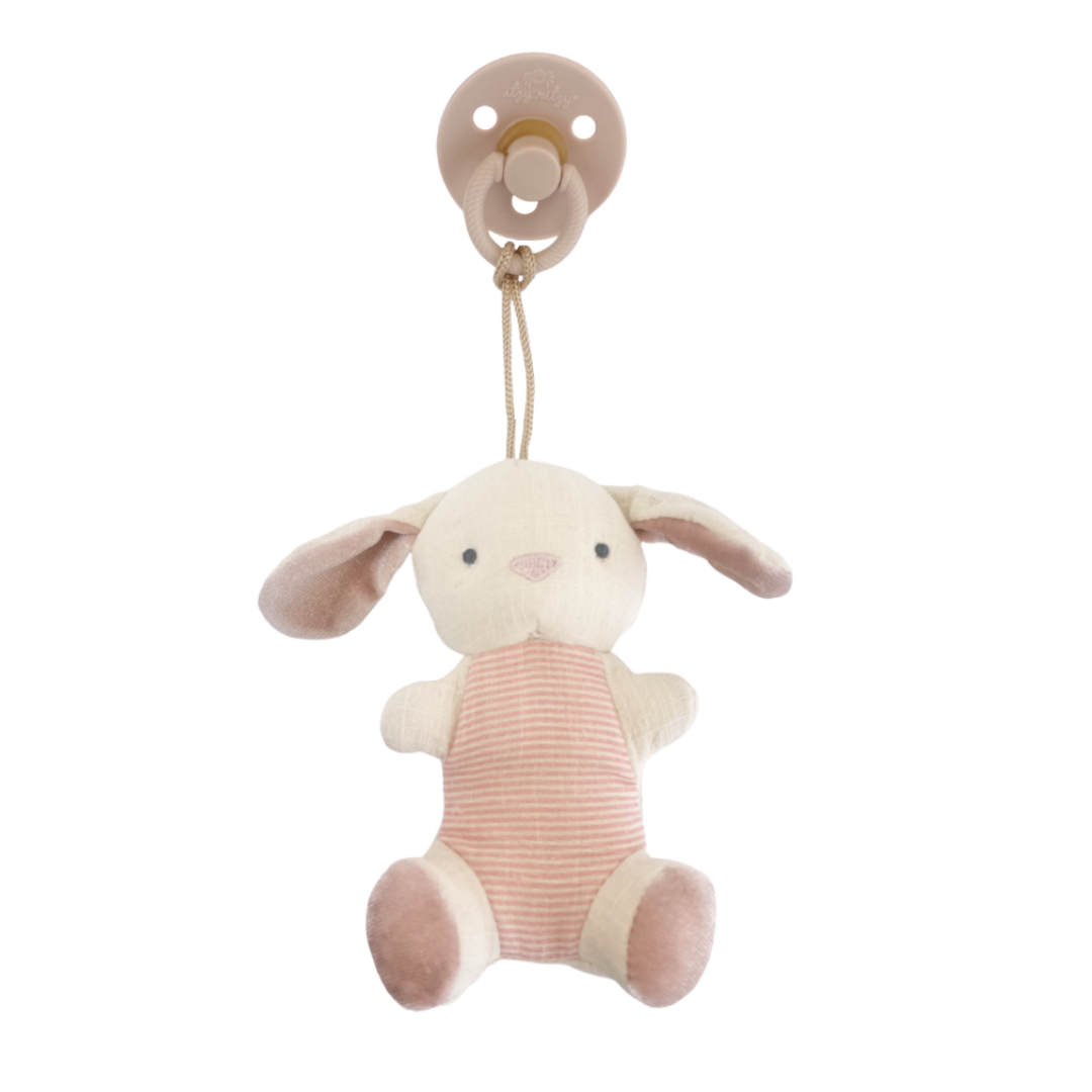 Bitzy Pal™ Natural Rubber Pacifier & Lovey (Bunny)