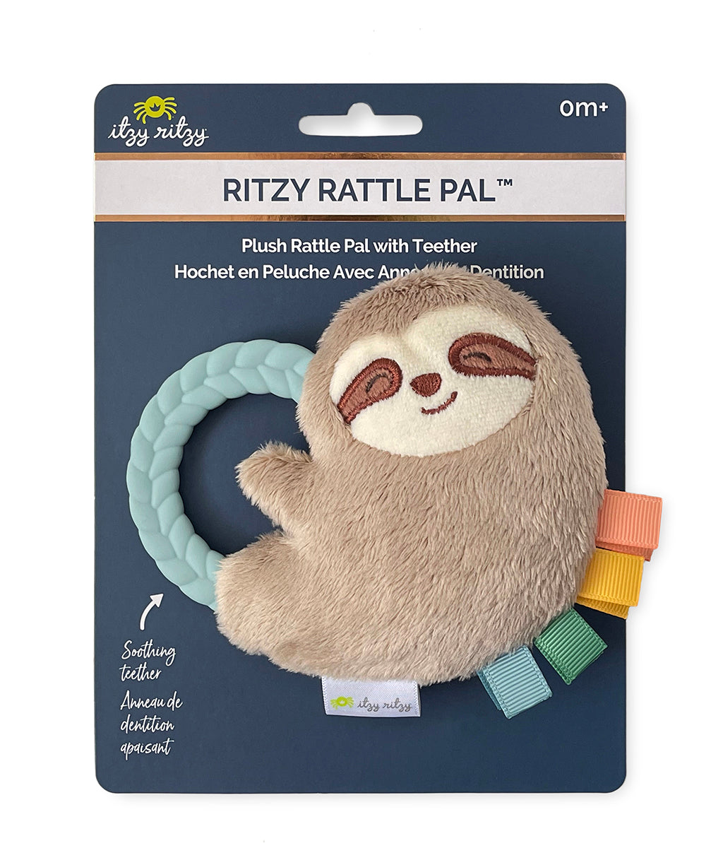 Ritzy Rattle Pal™ Plush Rattle With Teether (Sloth)