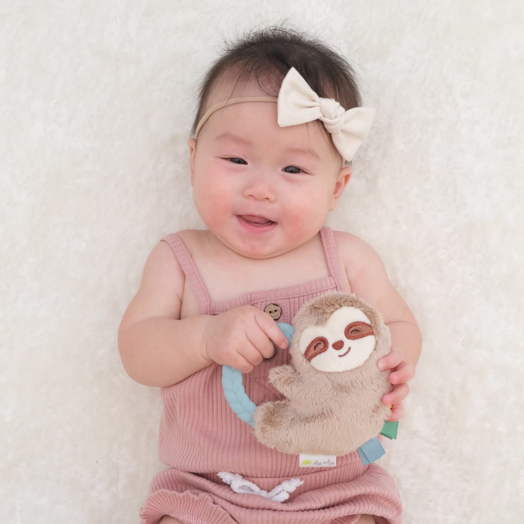 Ritzy Rattle Pal™ Plush Rattle With Teether (Sloth)