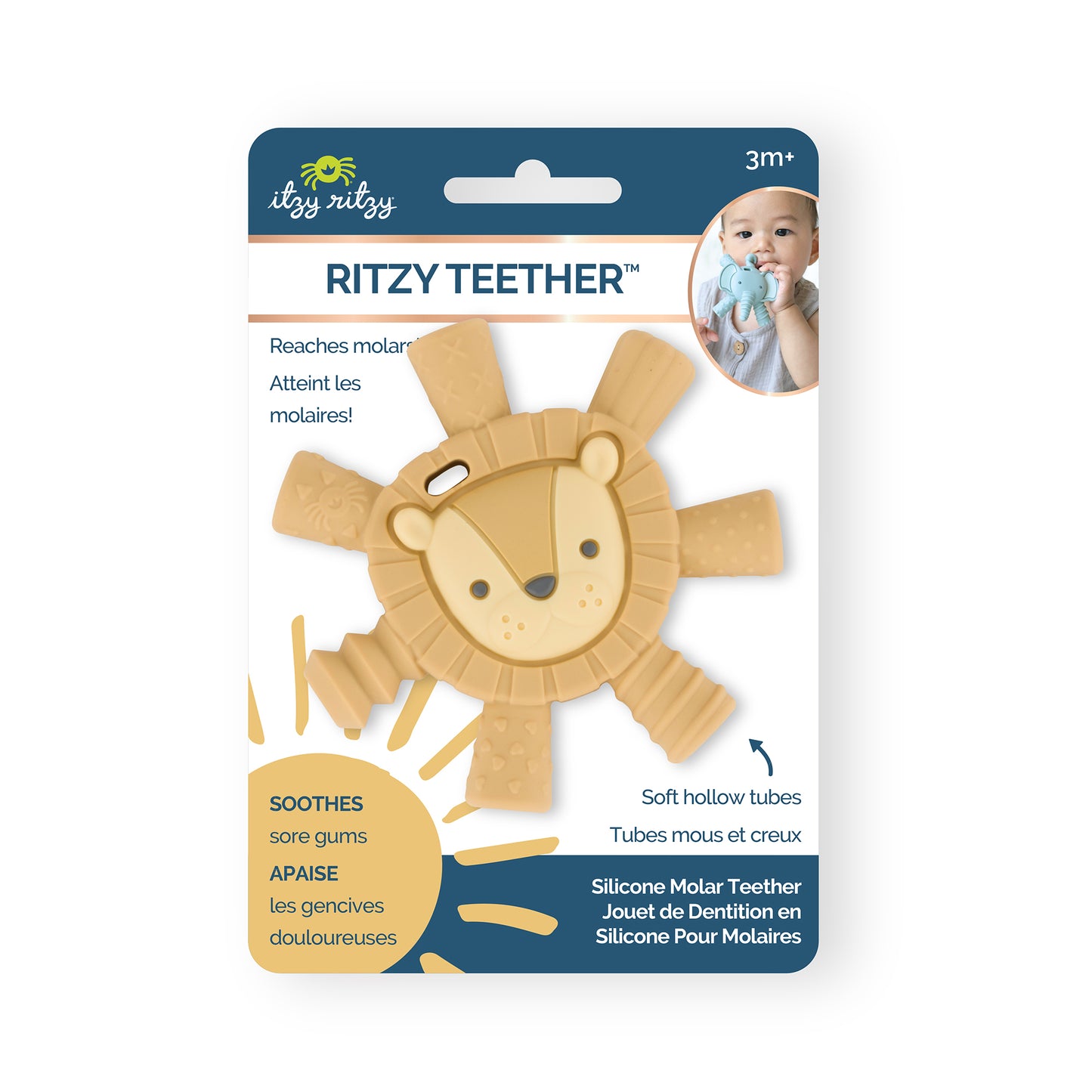 Ritzy Teether™ - Molar Teether (Buddy the Lion)