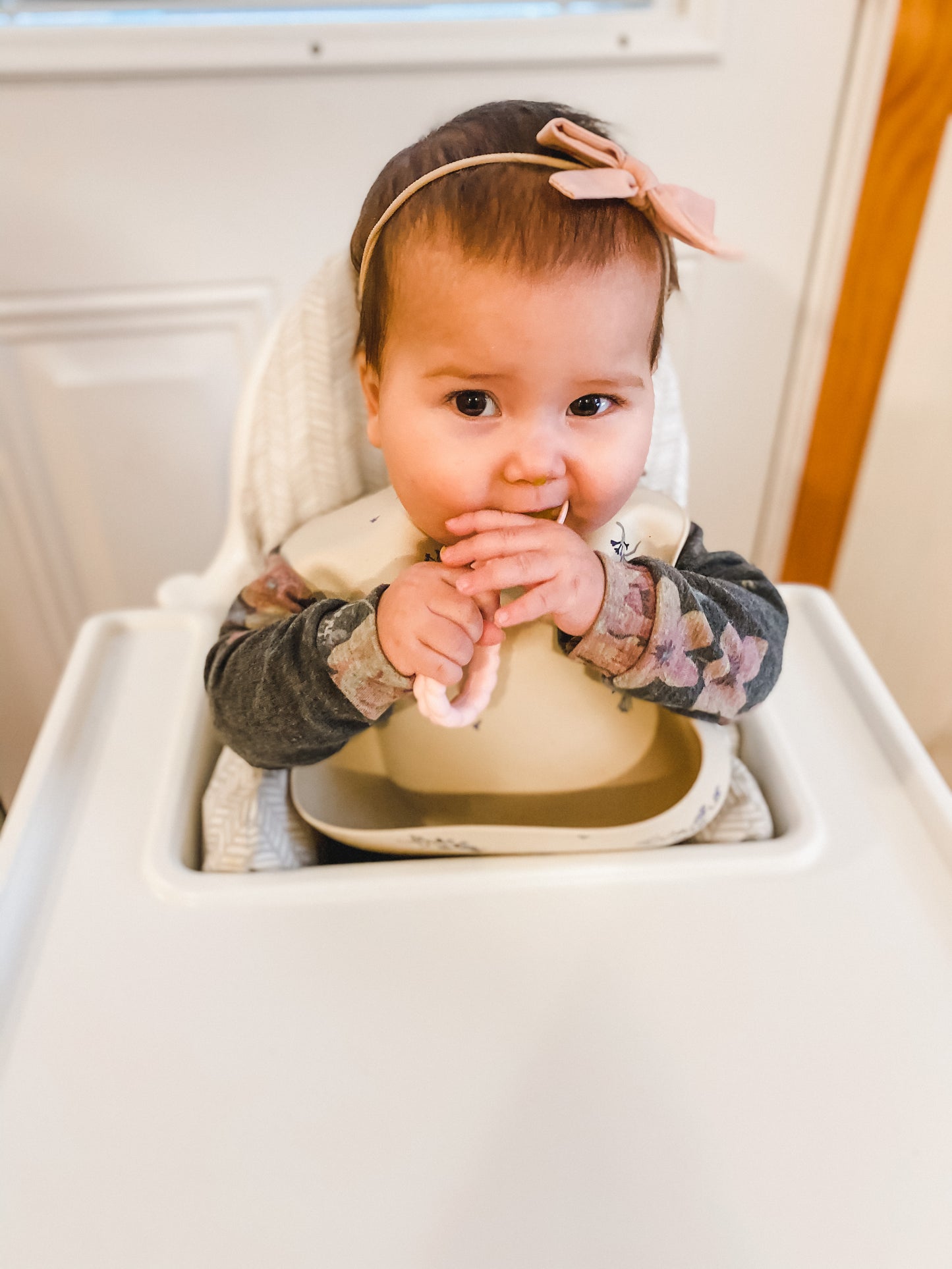 Sweetie Spoons™ - Silicone Baby Fork + Spoon Set (Pink)