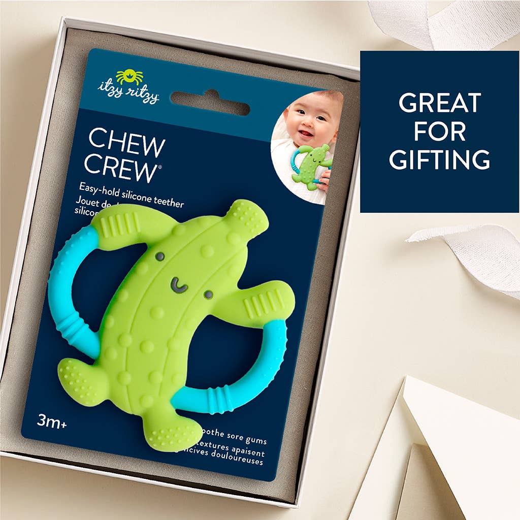 Chew Crew™ Silicone Handle Teether (Parker the Pickle)