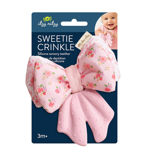 Sweetie Crinkle™ Sensory Teether (Bow)